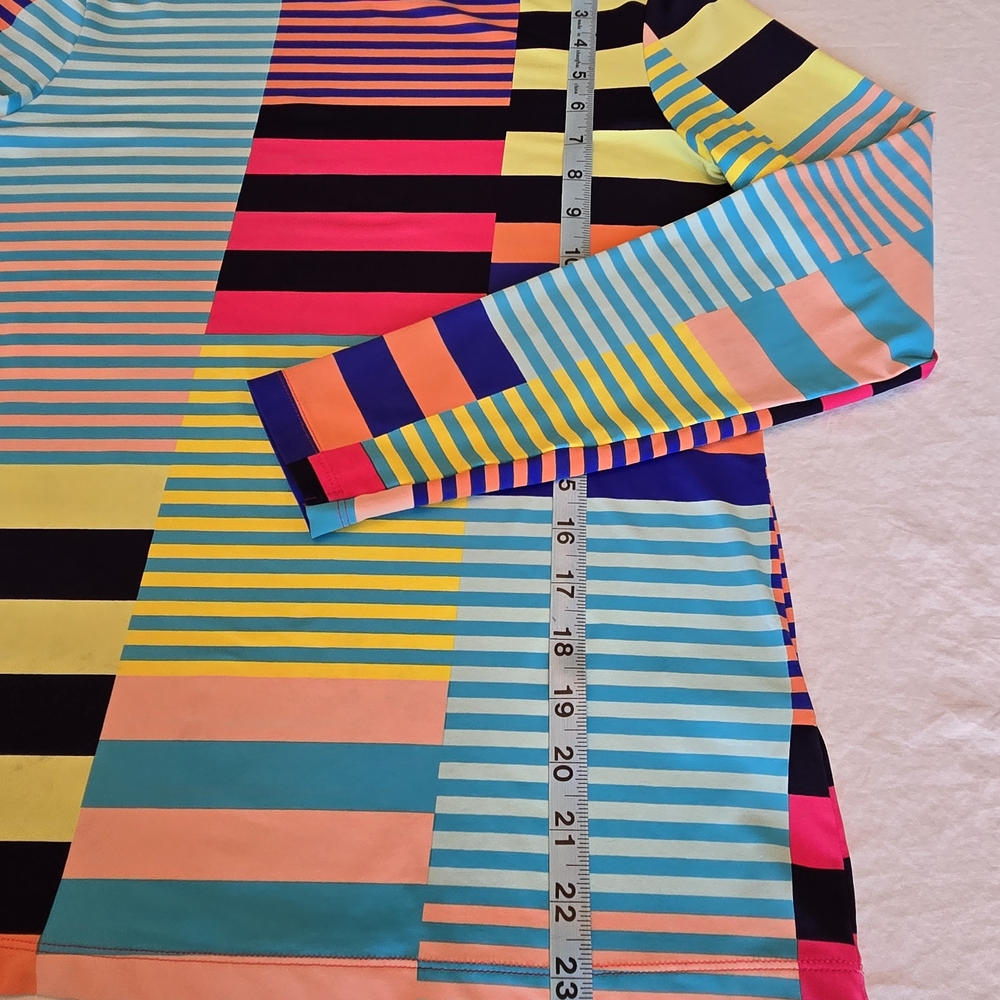 Lands' End Striped Shirt in Blue and Pink - Picture 6 of 6